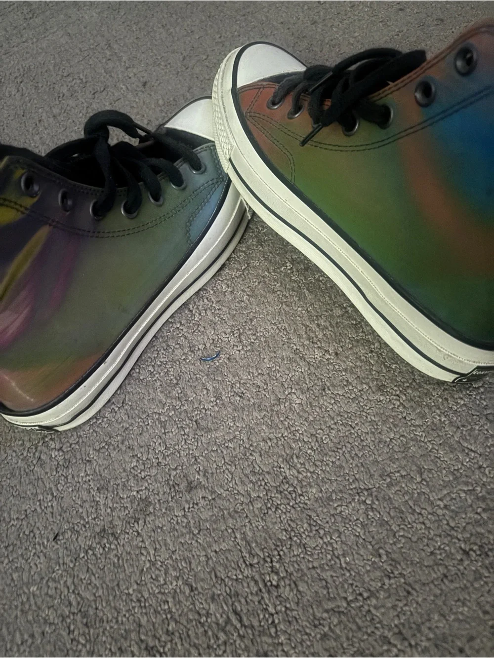 Converse Iridescent High Top Sneakers - Multi-Color - Picture 2 of 3